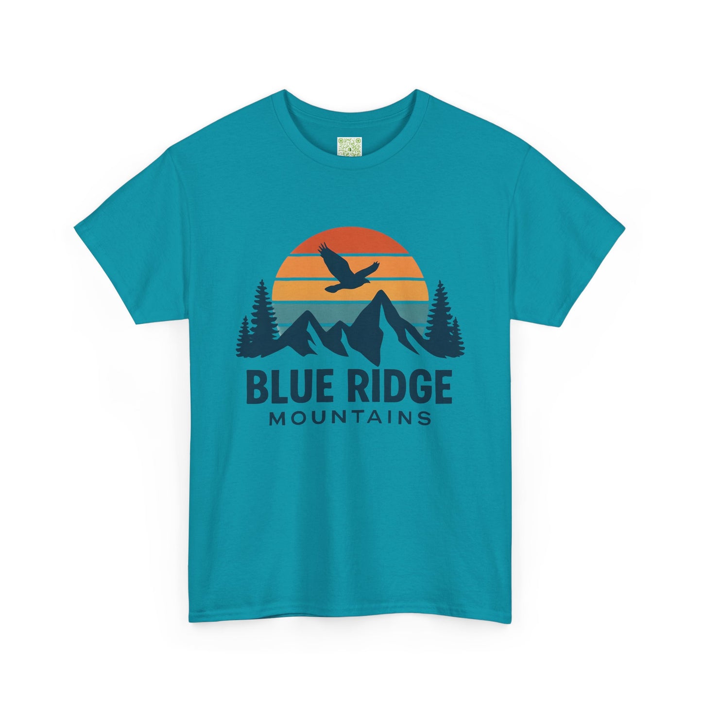 Blue Ridge Parkway Unisex Heavy Cotton Tee, Nature Lover Shirt, Blue Ridge Mountains, North Carolina Shirt, Camping Gift