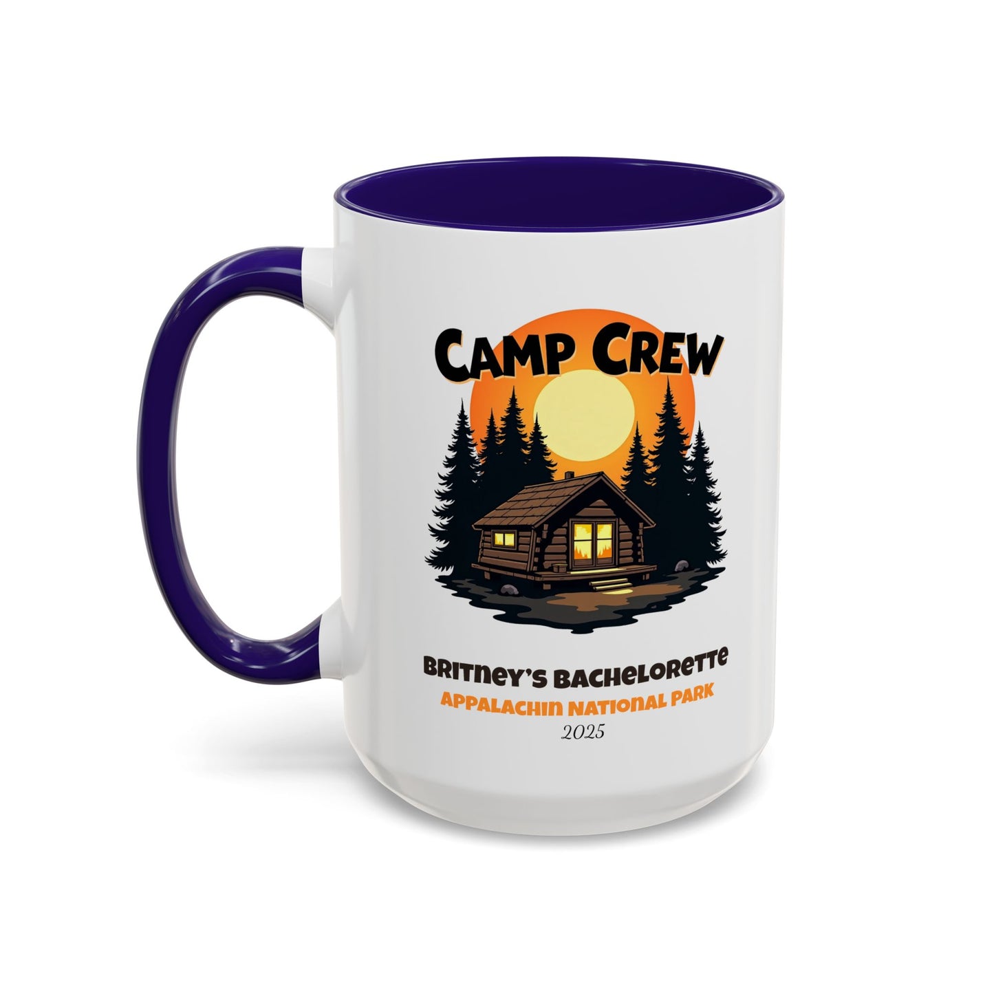 Camp Crew Accent Coffee Mug, Hen Party Favors, Camp Bachelorette, Bachelorette Cup, Girls Trip Gifts, Bride Tribe