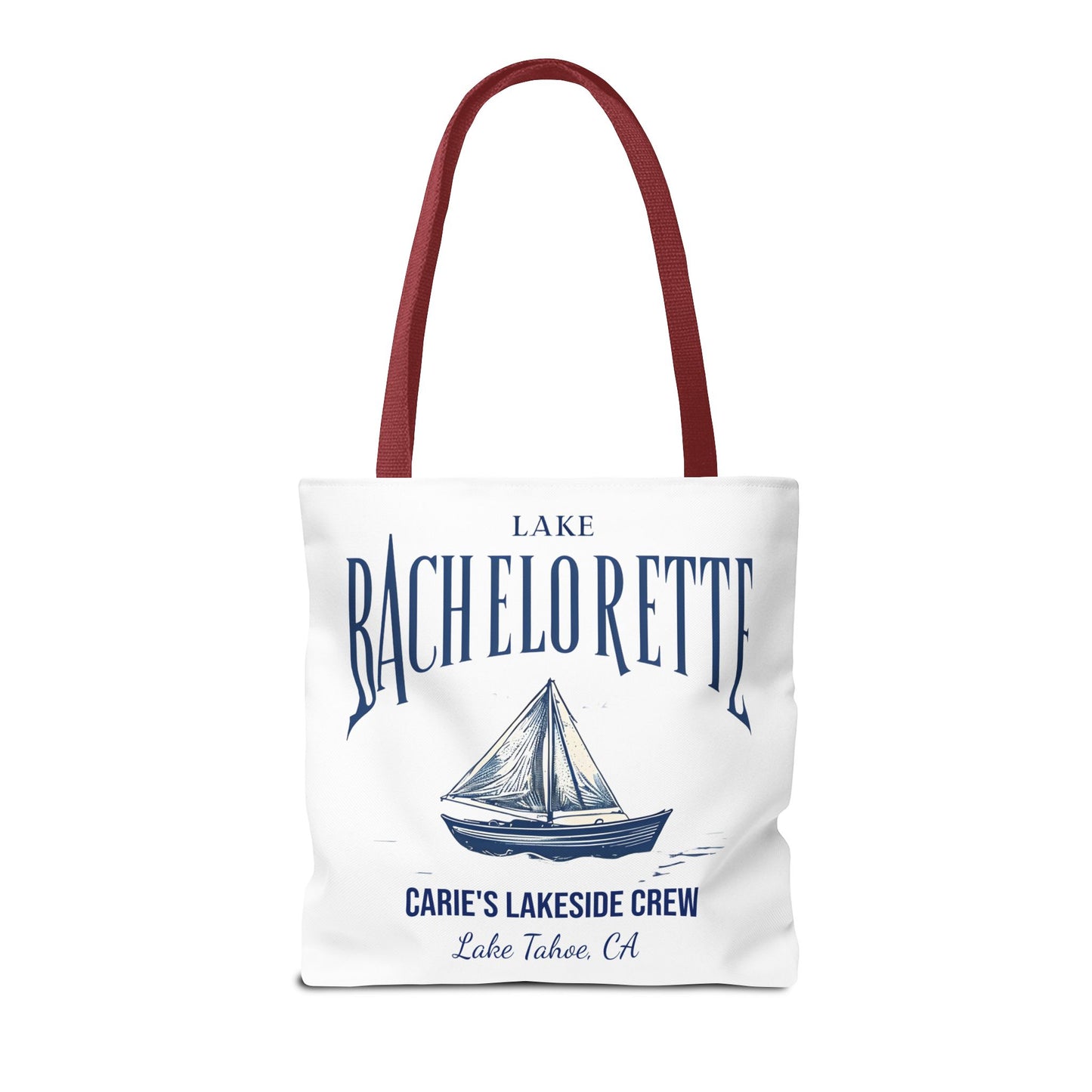 Let's Get Nauti Personalized Tote Bag, Bride Tote Bag, Bridesmaid Tote Bag, Hen Party Favors, Bride Tribe, Lake Bachelorette