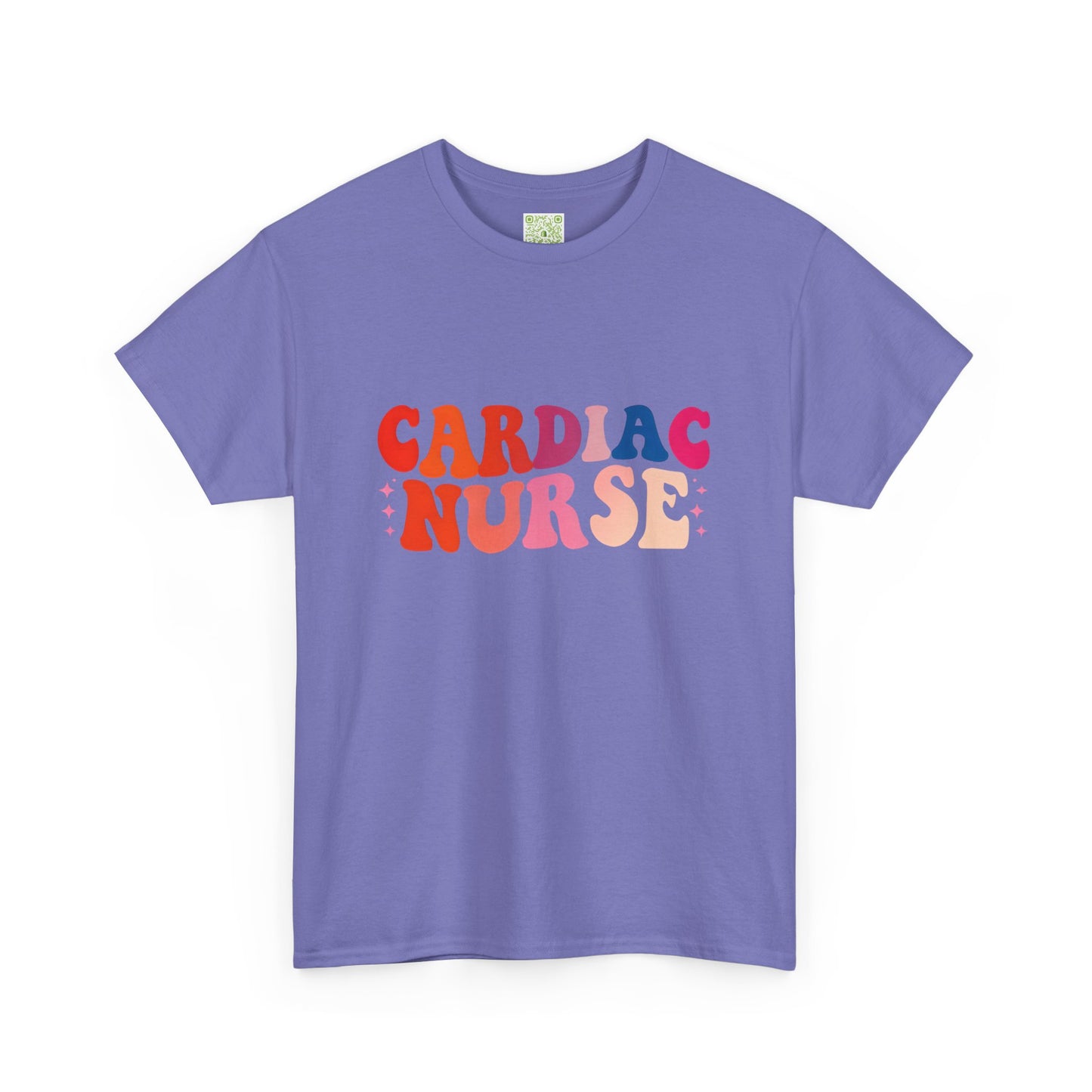 Cardiac Nurse Unisex Heavy Cotton Tee, Cardiac Nurse Shirt, ICU Nurse Gift, Nurses Day Gift, Nurse Squad Shirt