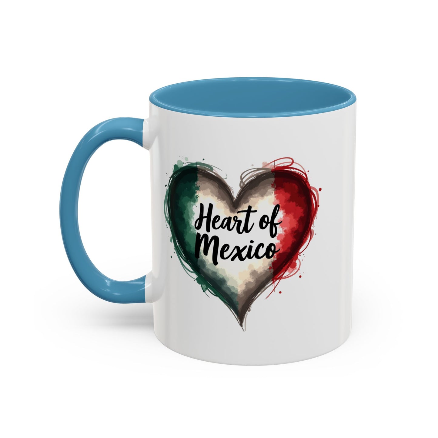 Heart of Mexico Coffee Mug, Hispanic Heritage Mug, Mexican Pride Gift, Immigrant Rights, Mexican Culture, Resistance Mug