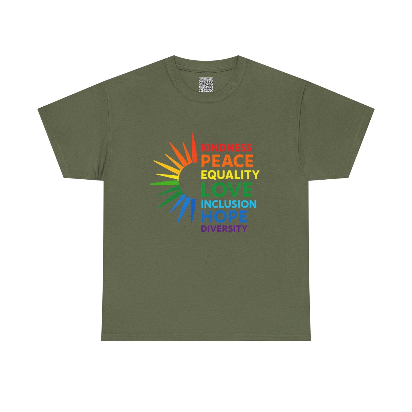 LGBTQ Pride Tee, Kindness Peace Equality Love Inclusion Hope Diversity, LGBT TShirt, Pride Outfit