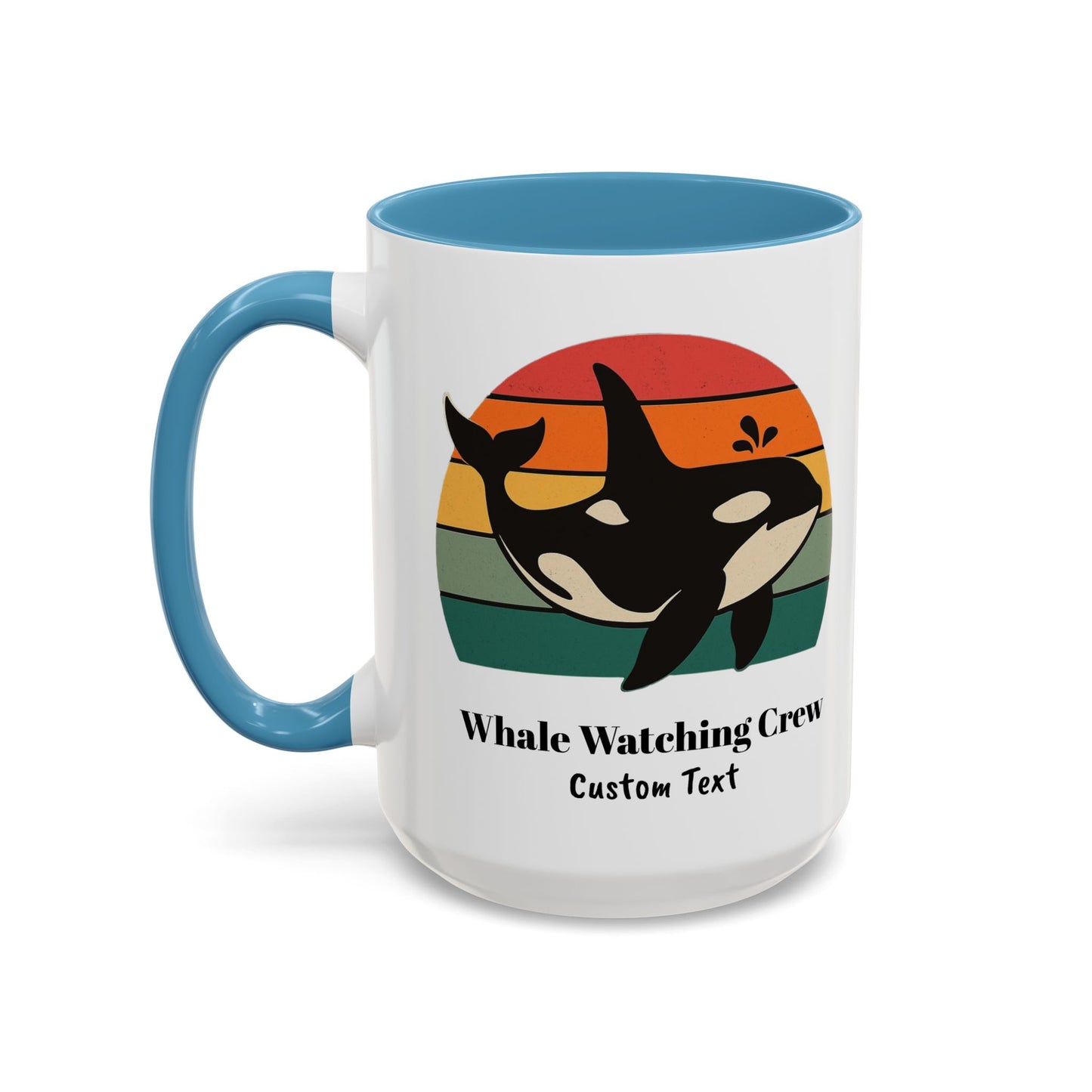 Personalized Orca Whale Coffee Mug, Whale Watching Mug, Whale Gifts, Alaskan Cruise, Blue Whale, Beluga Whale, Maui Excursion