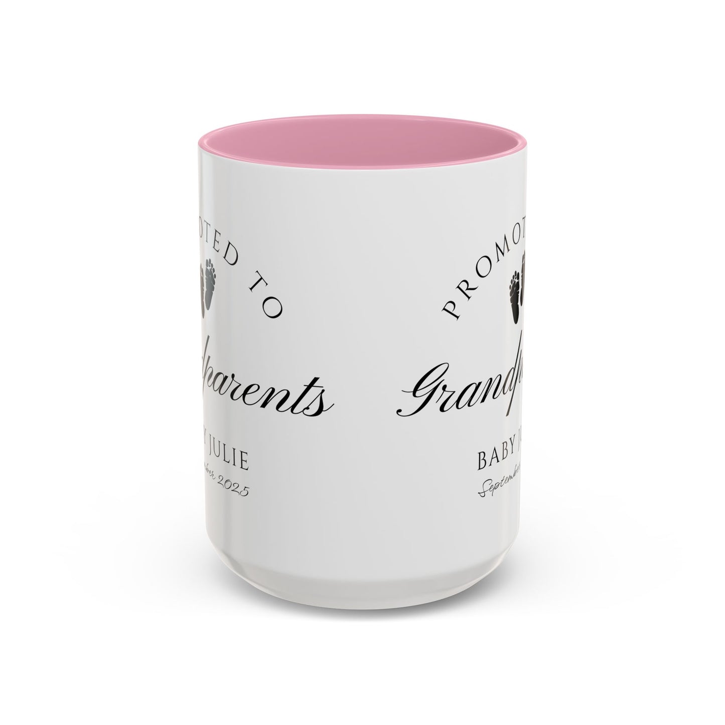 Promoted to Grandparents Mug, Pregnancy Announcement Coffee Cup, Baby Reveal Gift, New Grandparent Mug, Personalized Baby Announcement