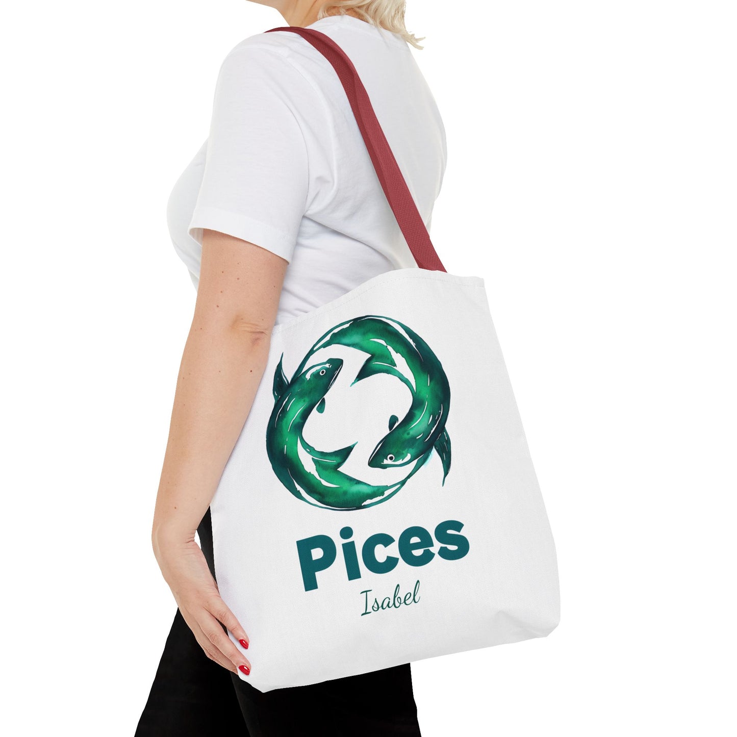 Pices Zodiac Personalized Tote Bag - Astrology Inspired, Gift for Taurus, Festival Tote, Astrology Lover's Bag, Horoscope Gift