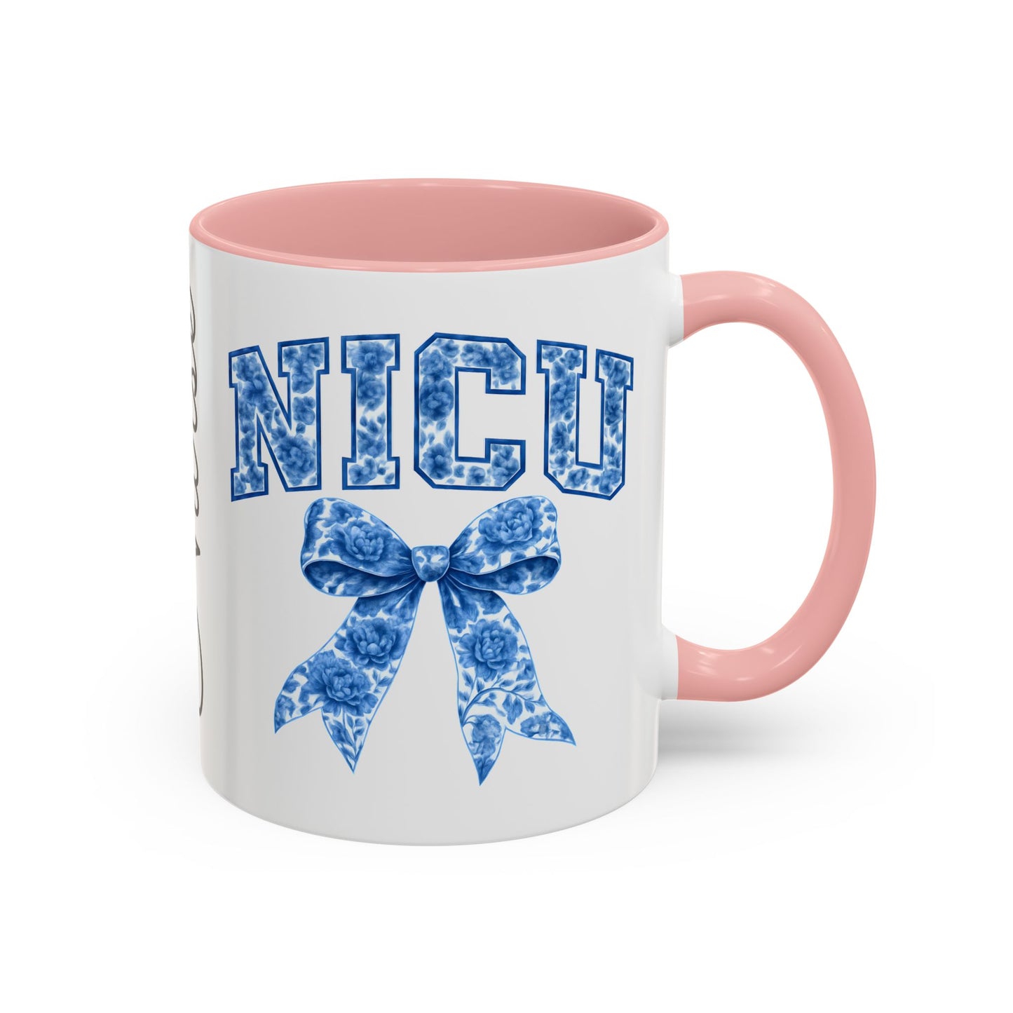 NICU Nurse Chinoiserie Accent Coffee Mug, Nurse Retirement Mug, NICU Nurse Mug, New Job Gift, Mug For NICU Nurse
