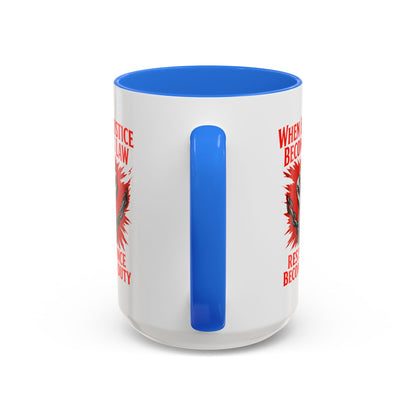 anti trump mug, chinga la mirgra, When Injustice Becomes Law, Resistance Mug, Social Justice Mug, Equality Coffee Cup, Resist Mug Gift