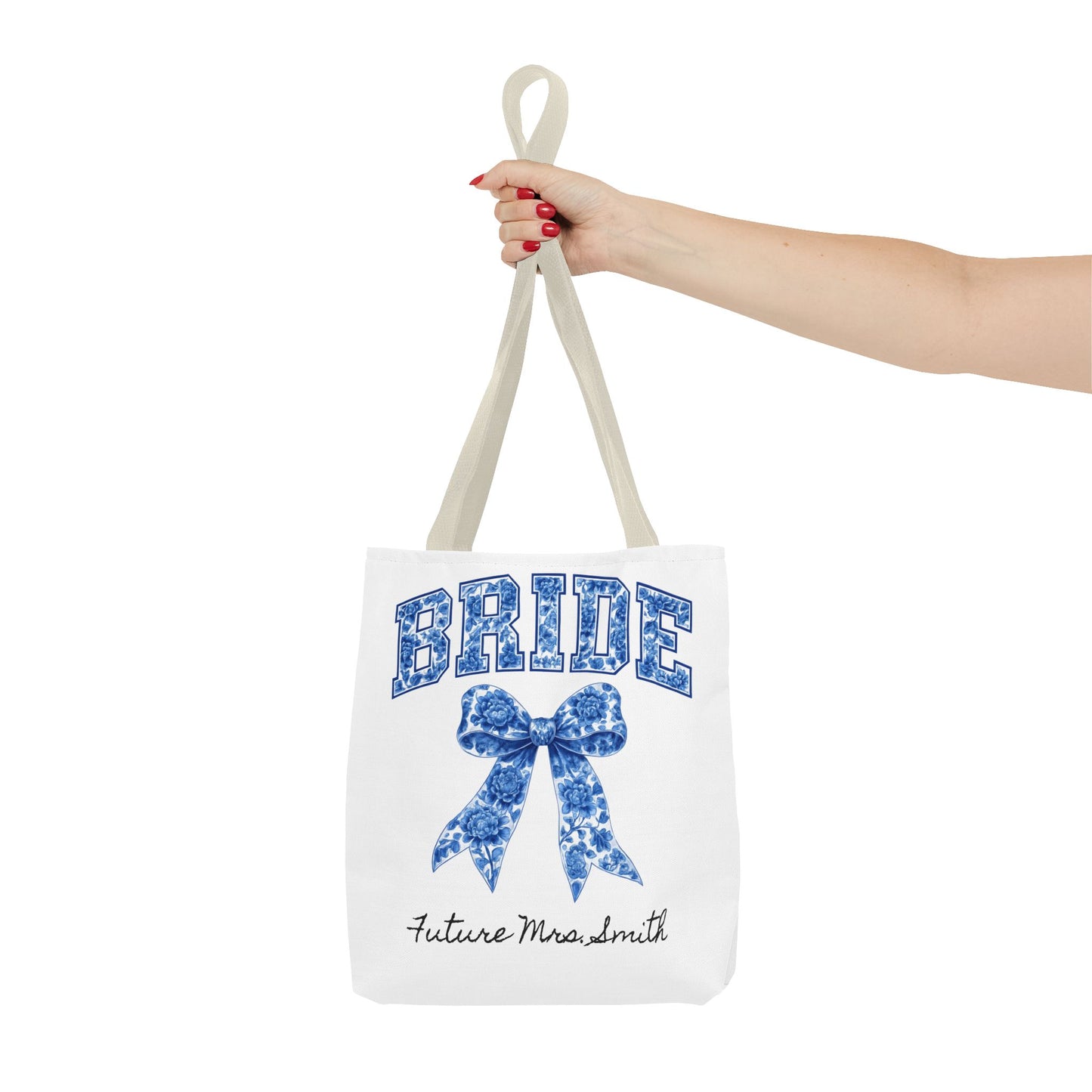 Bridal Tote Bag, Future Mrs. Smith Gift, Wedding Planning, Bride-to-Be Accessory, Personalized Bridal Shower Favor