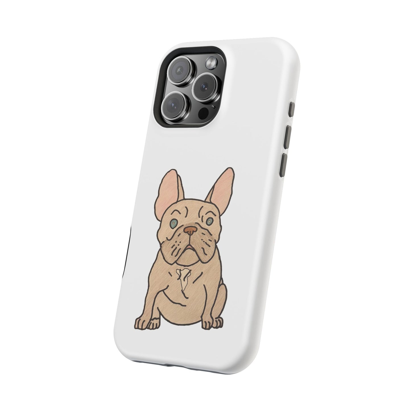 French Bulldog Magnetic Tough Case, Cute Pet Phone Cover, Dog Lover Gift, MagSafe Phone Protector, Unique Phone Accessory