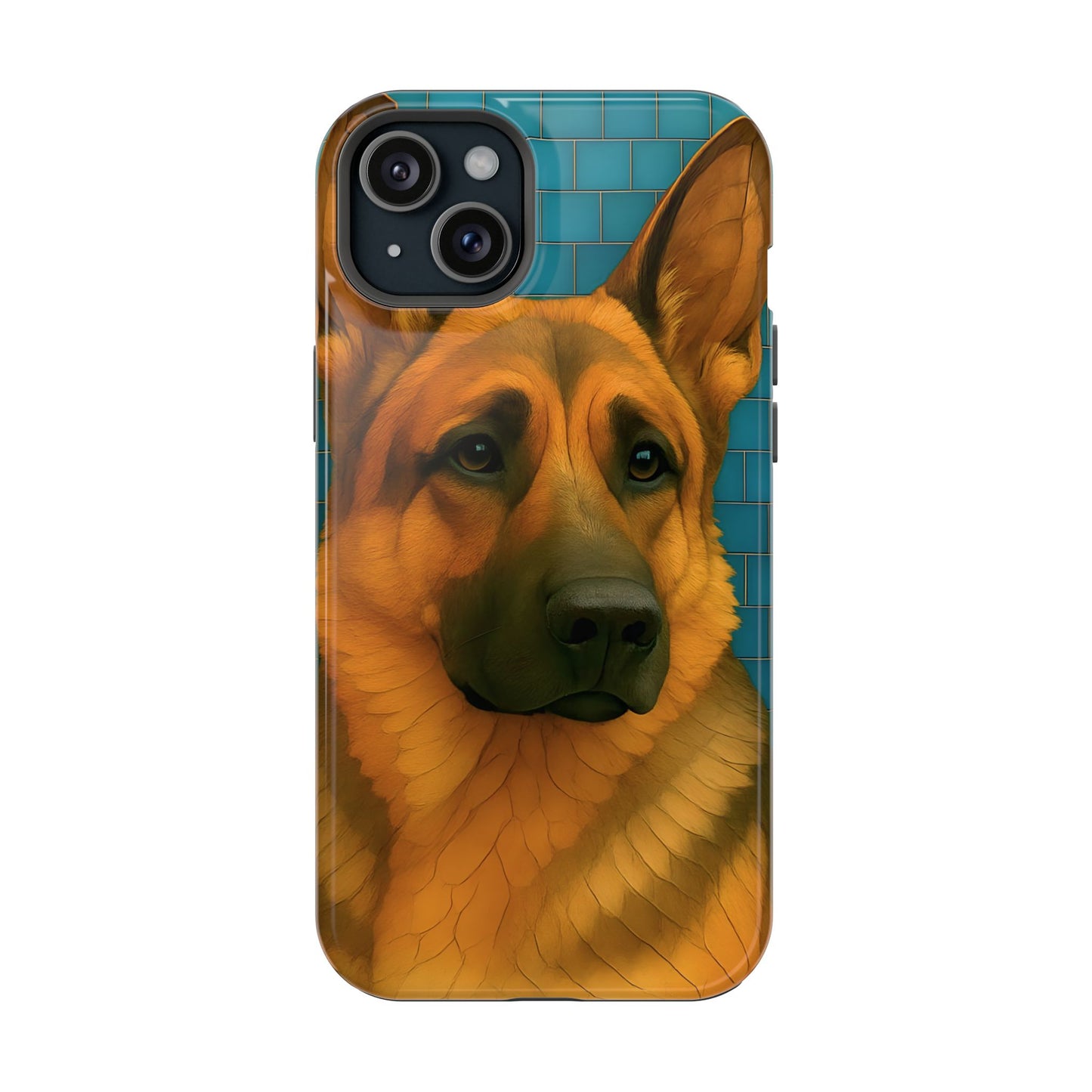 German Shepherd Mosaic Phone Case, German Shepherd Mom Gift, Dog Phone Case, Pet Gift, Dog Lover Present, iPhone Dog Case