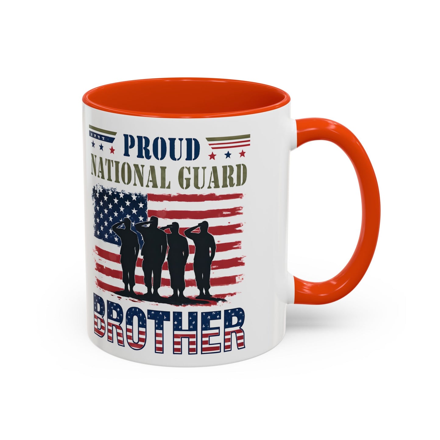 National Guard, Proud Brother Coffee Mug, Veteran Appreciation Mug, Military Family Gift, Army Gifts, Tactical Gifts