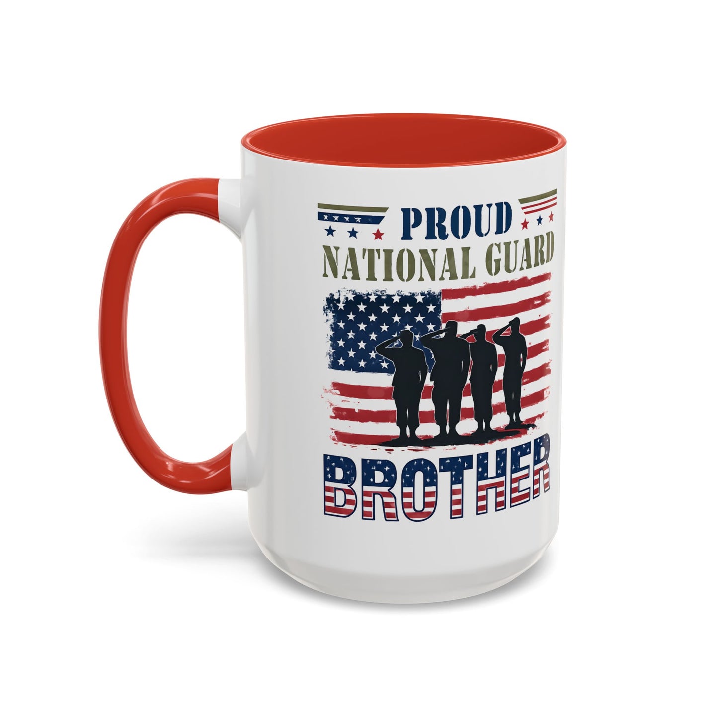 Proud National Guard Brother Coffee Mug, Veteran Appreciation Mug, Military Family Gift, Army Gifts, Tactical Gifts
