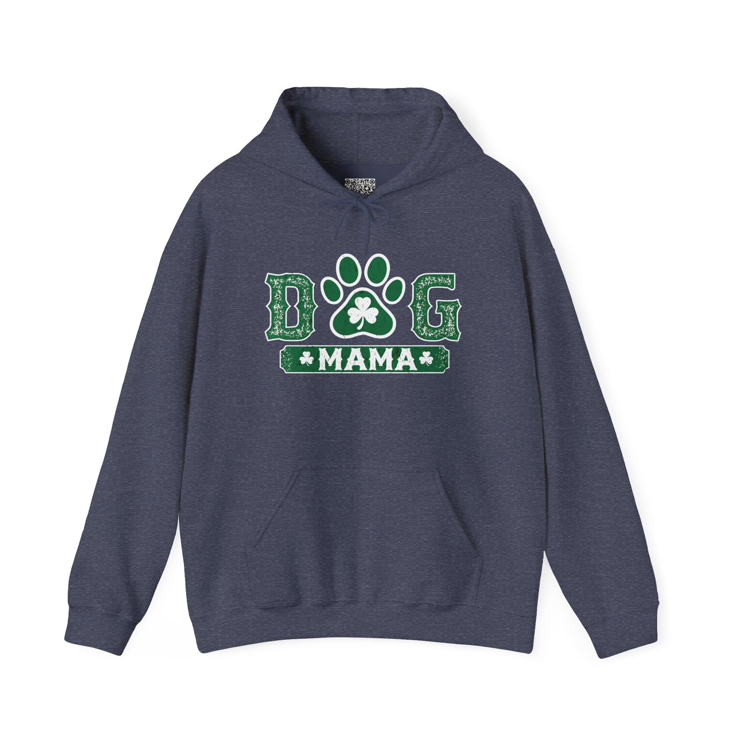 Dog Mama Hoodie, Luck of the Irish, Perfect for Pet Lovers, Cozy Gift for Dog Moms, Dog Lover Sweatshirt