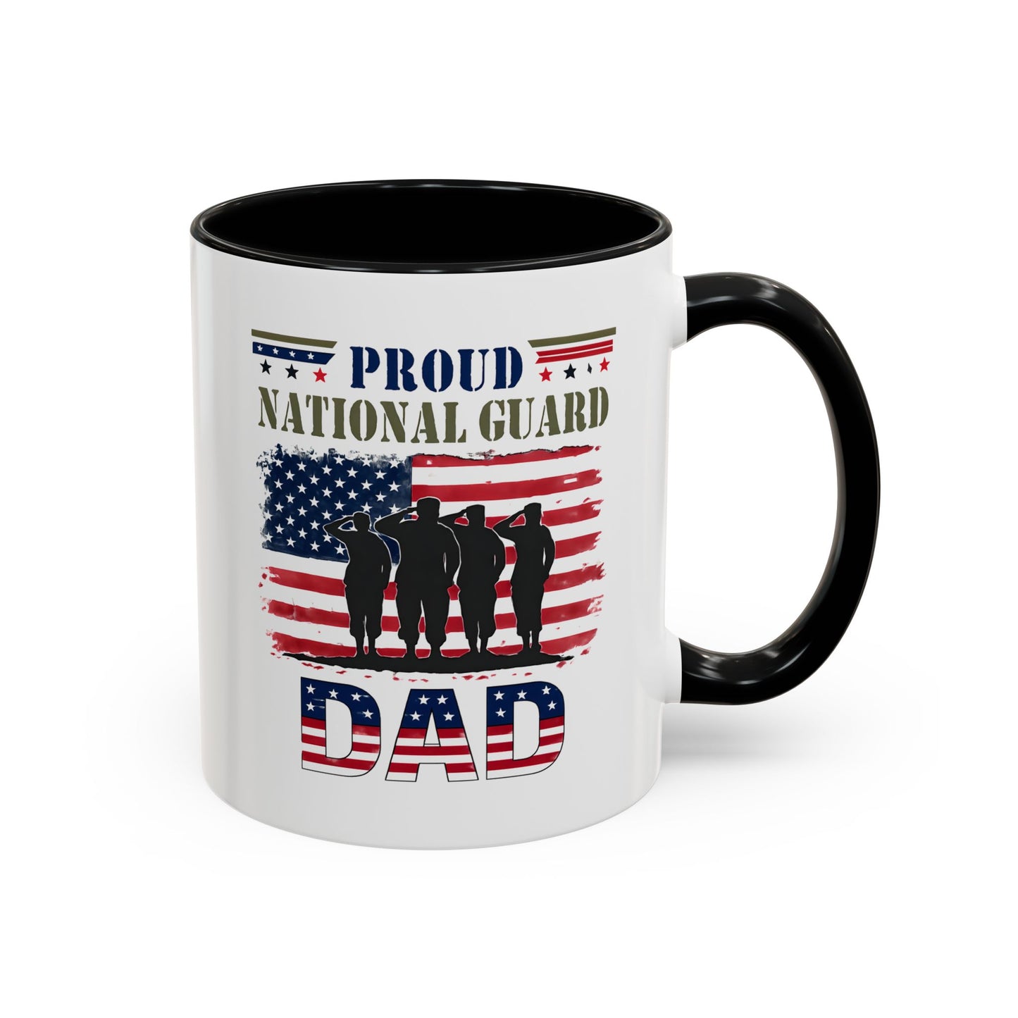 Proud National Guard Dad Coffee Mug, Army National Guard, Veteran Appreciation, Military Family Gift, Gift For Heroes