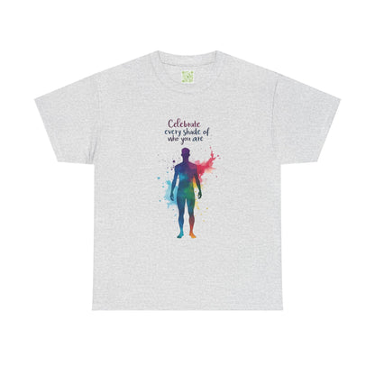 Enneagram Four Celebrate Every Shade Personality Tee, Celebrate Every Shade, Unisex Heavy Cotton, Self Growth, Individualist Tee