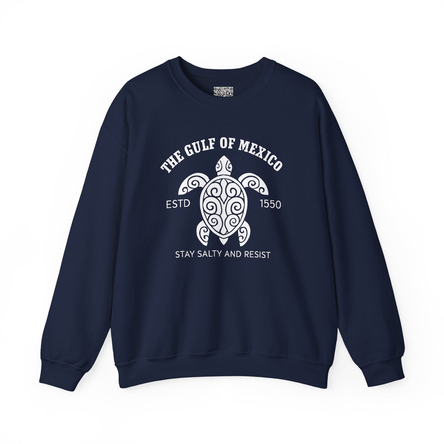 Gulf of Mexico Turtle Sweatshirt - Stay Salty and Resist