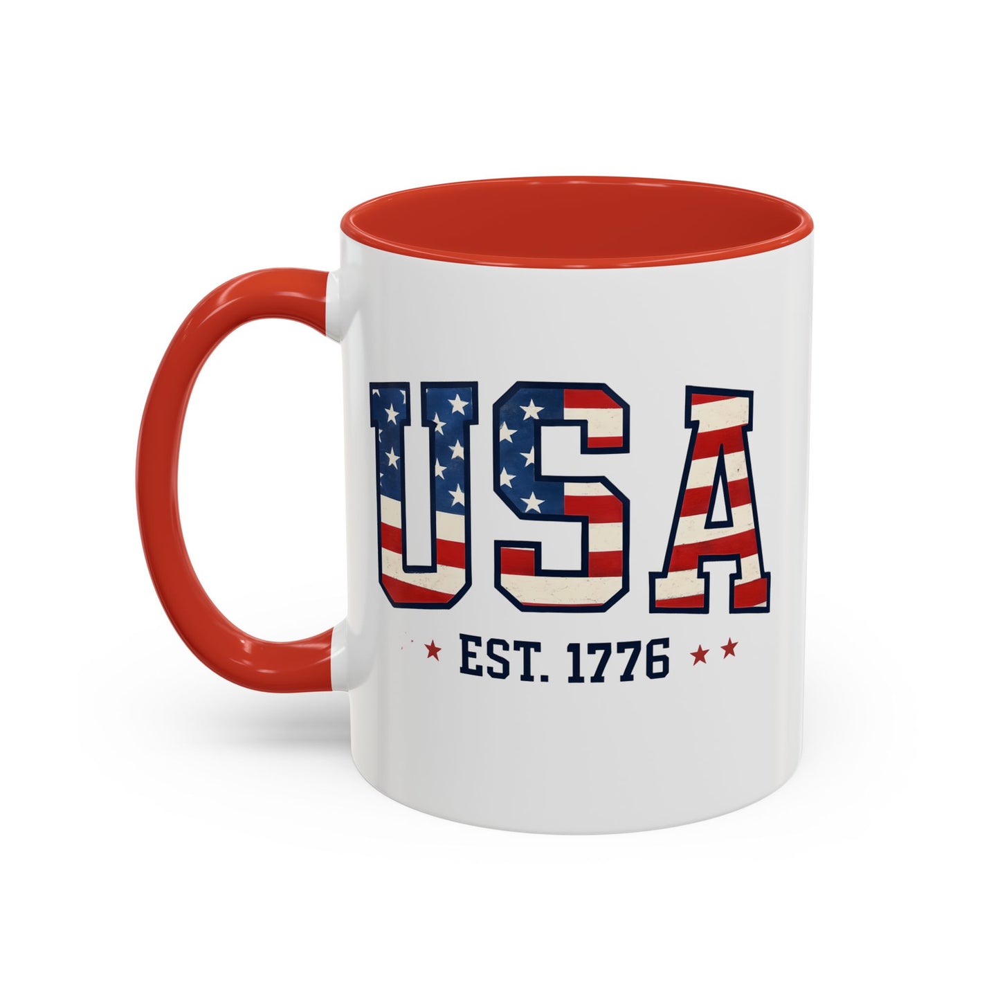 USA Patriotic Coffee Mug, Memorial Day Mug, American Flag Mug, Patriotic Mug, Freedom Cup, USA Flag Mug, Fourth of July