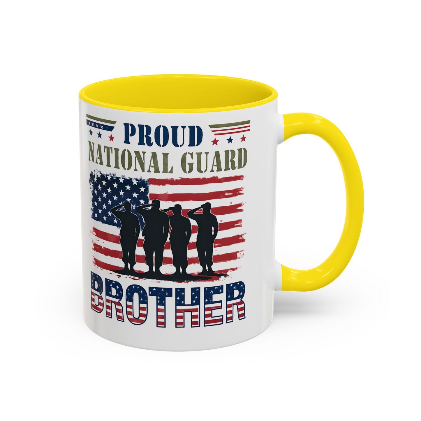 Proud National Guard Brother Coffee Mug, Veteran Appreciation Mug, Military Family Gift, Army Gifts, Tactical Gifts