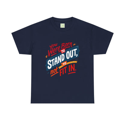 Enneagram 4 You Were Born to Stand Out Tee, Motivational Graphic Tshirt, Creative Souls Gift, Casual Wear, Unisex Tee