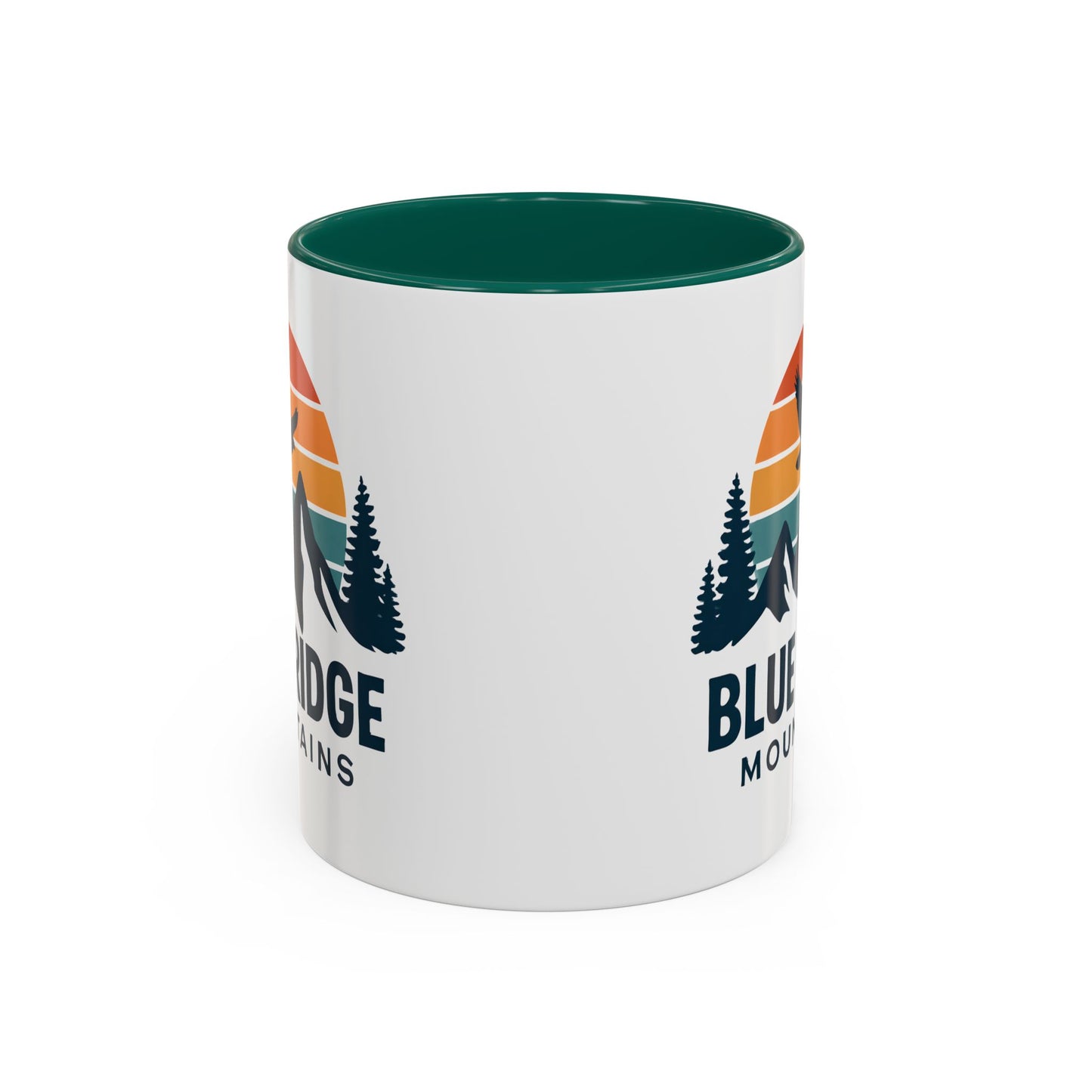 Blue Ridge Mountains, One Happy Camper, Accent Coffee Mug, Blueridge Mug, Blue Ridge Parkway, Camping Coffee Mug, Camping Gift