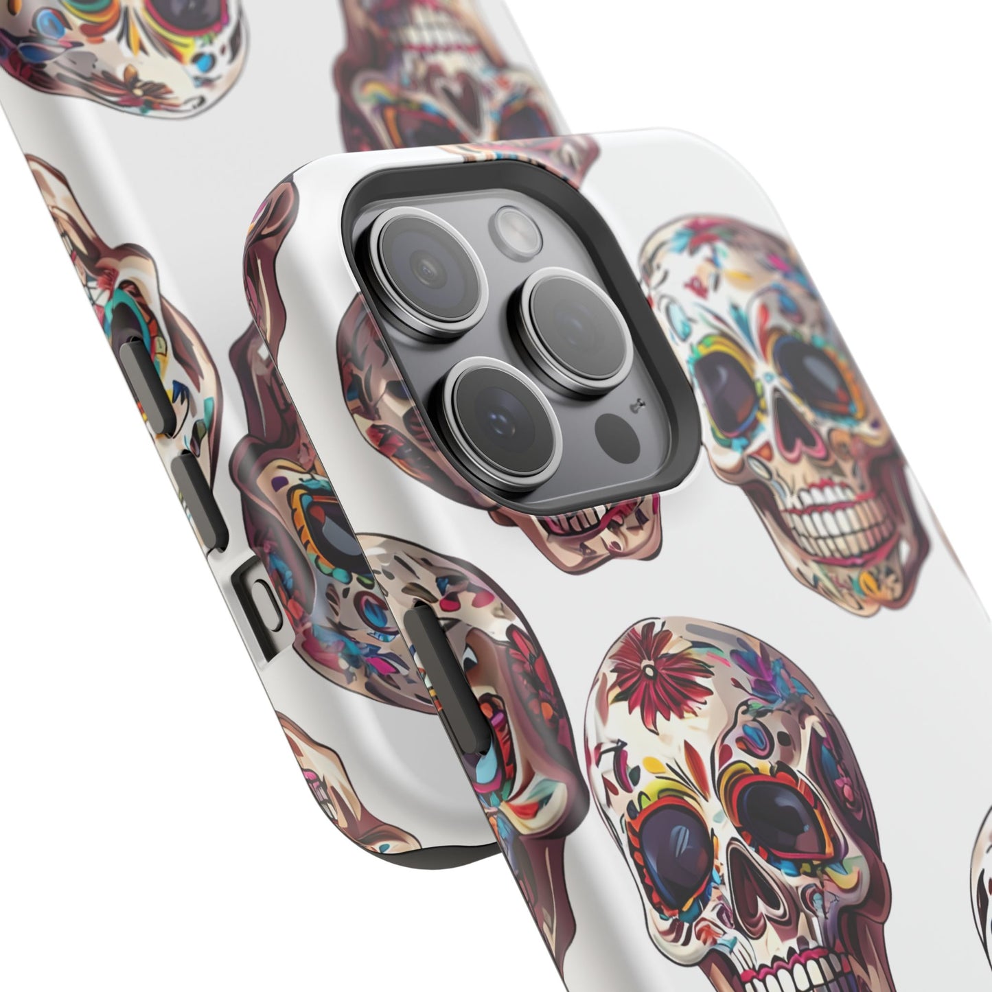 Sugar Skull Phone Case, Dia De Los Muertos, Day Of The Dead, Mexican Tradition, Sugar Skull Art, Wireless Charger