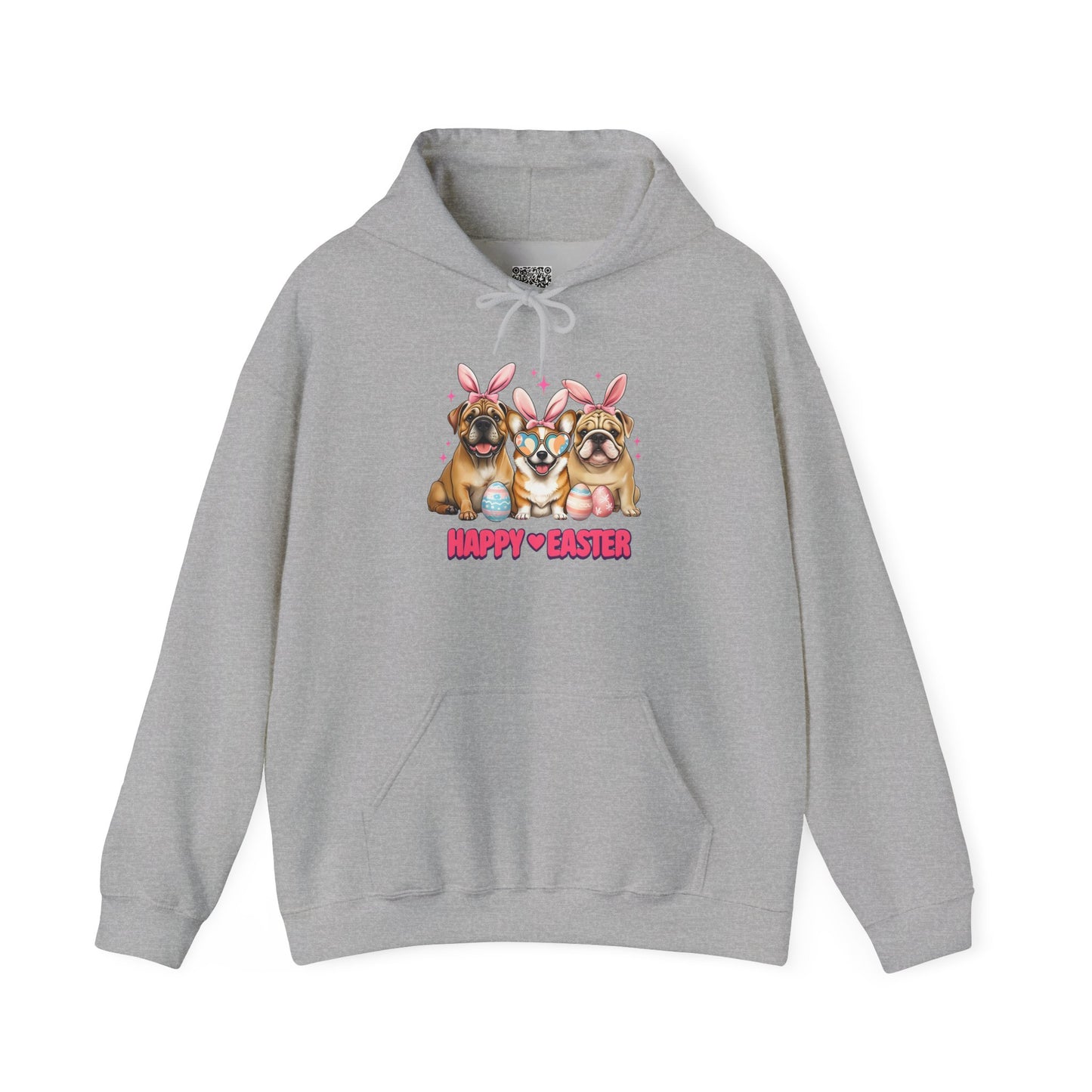 Easter Dog Lovers Hoodie , Cute Bunny Pup Sweatshirt, Cozy Unisex Spring Hoodie, Fun Easter Gift for Pet Owners