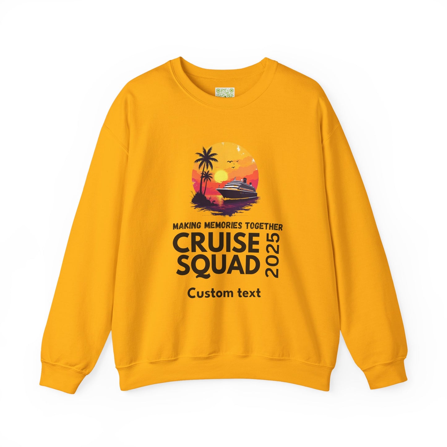Personalized Cruise Squad 2025 Sweatshirt, 2025 Cruise Sweatshirt, Family Cruise Sweatshirt, Custom Cruise Apparel, Cruise Gifts