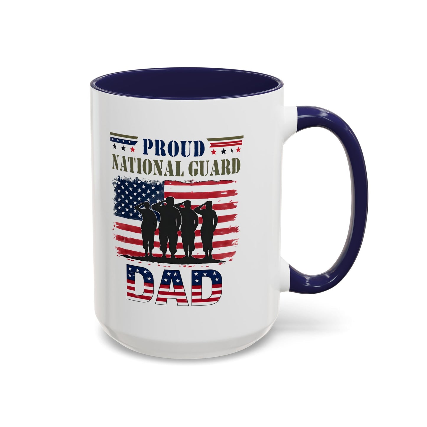 Proud National Guard Dad Coffee Mug, Army National Guard, Veteran Appreciation, Military Family Gift, Gift For Heroes