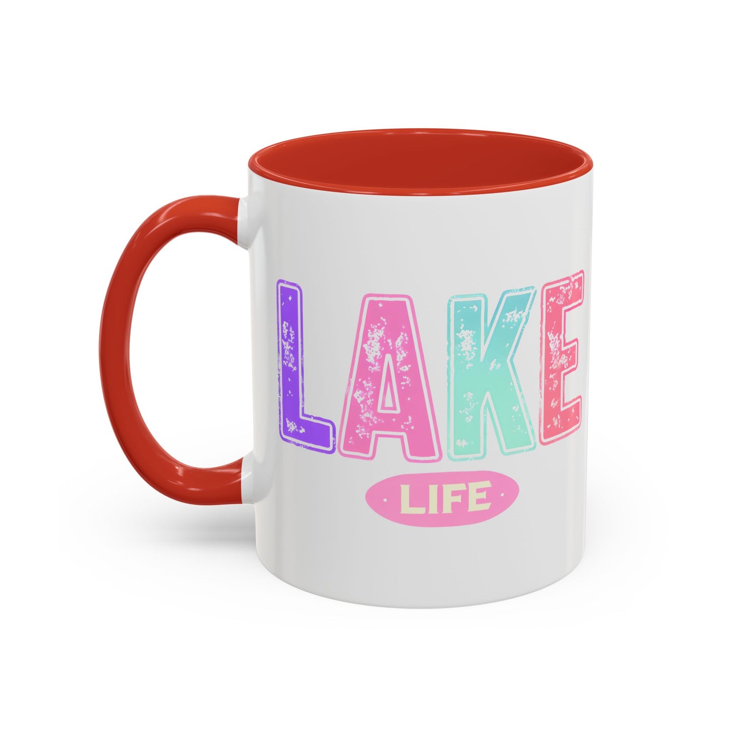 Lake Life Accent Coffee Mug, Great Lakes Mug, Michigan Gifts, Lake Vibes, Modern Mug, Lake House Gifts, Lakehouse Decor