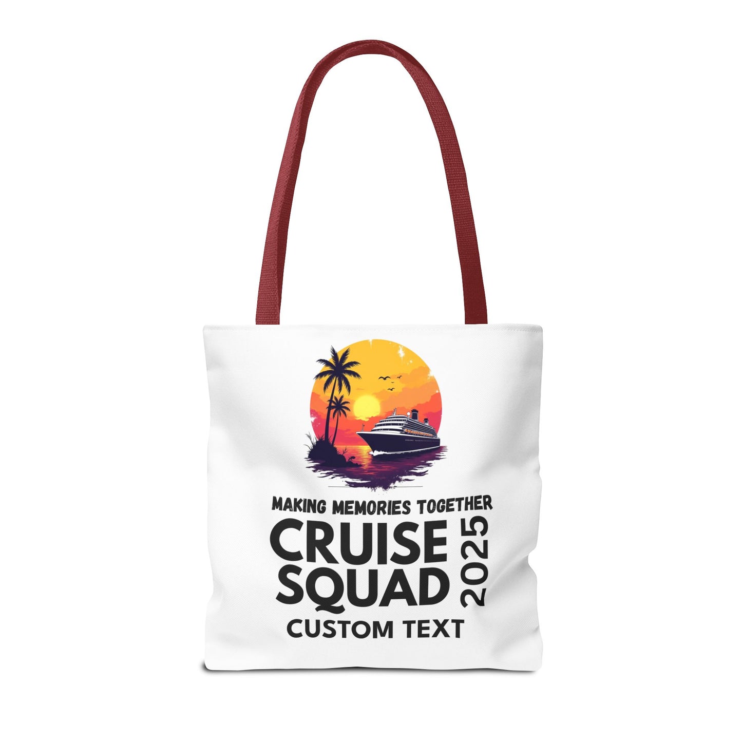 Personalized Cruise Squad Tote Bag, Family Cruise 2025, Matching Tote Bag, Vacation Tote, Family Vacation 2025, Cruise Bag