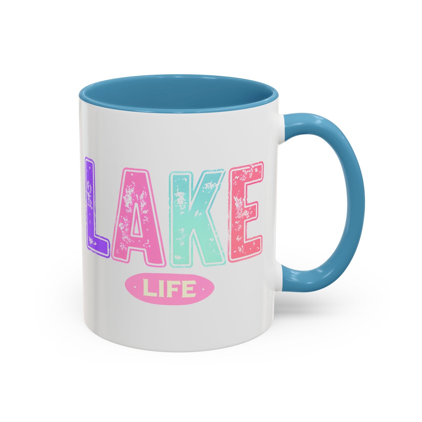 Lake Life Accent Coffee Mug, Great Lakes Mug, Michigan Gifts, Lake Vibes, Modern Mug, Lake House Gifts, Lakehouse Decor