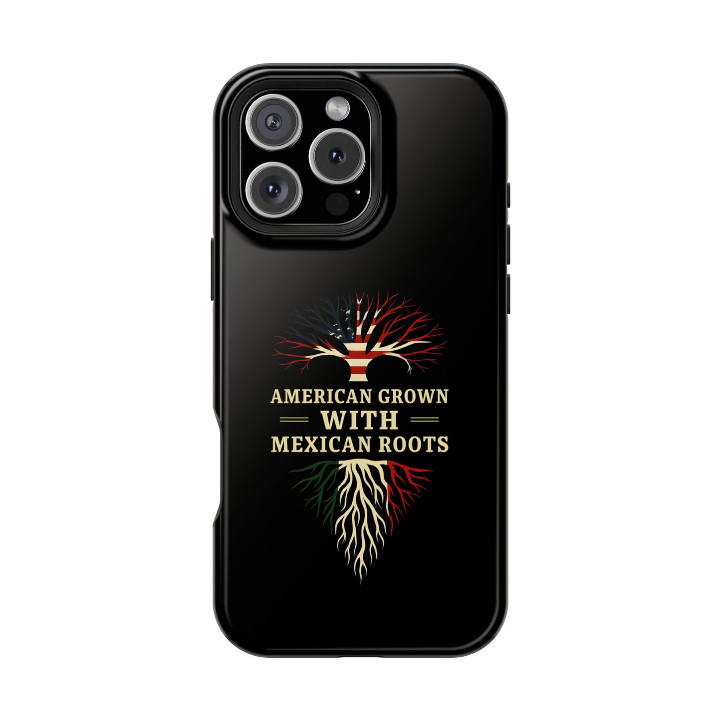 American Grown Magnetic Phone Case, Custom Tough Phone Cover, Unique Phone Accessory, Gift for Her, Multicultural Pride