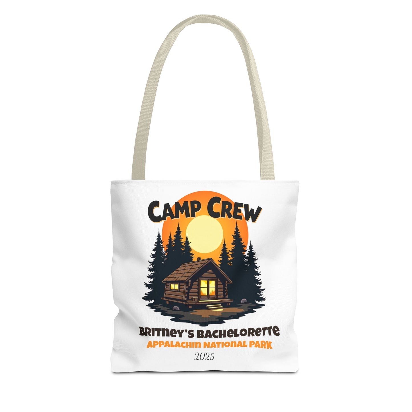 Bachelorette Camp Crew Tote Bag, Bride Beach Bag, Camp Bride, Camping Bach, Bridal Tote Bag, Custom Beach Bag