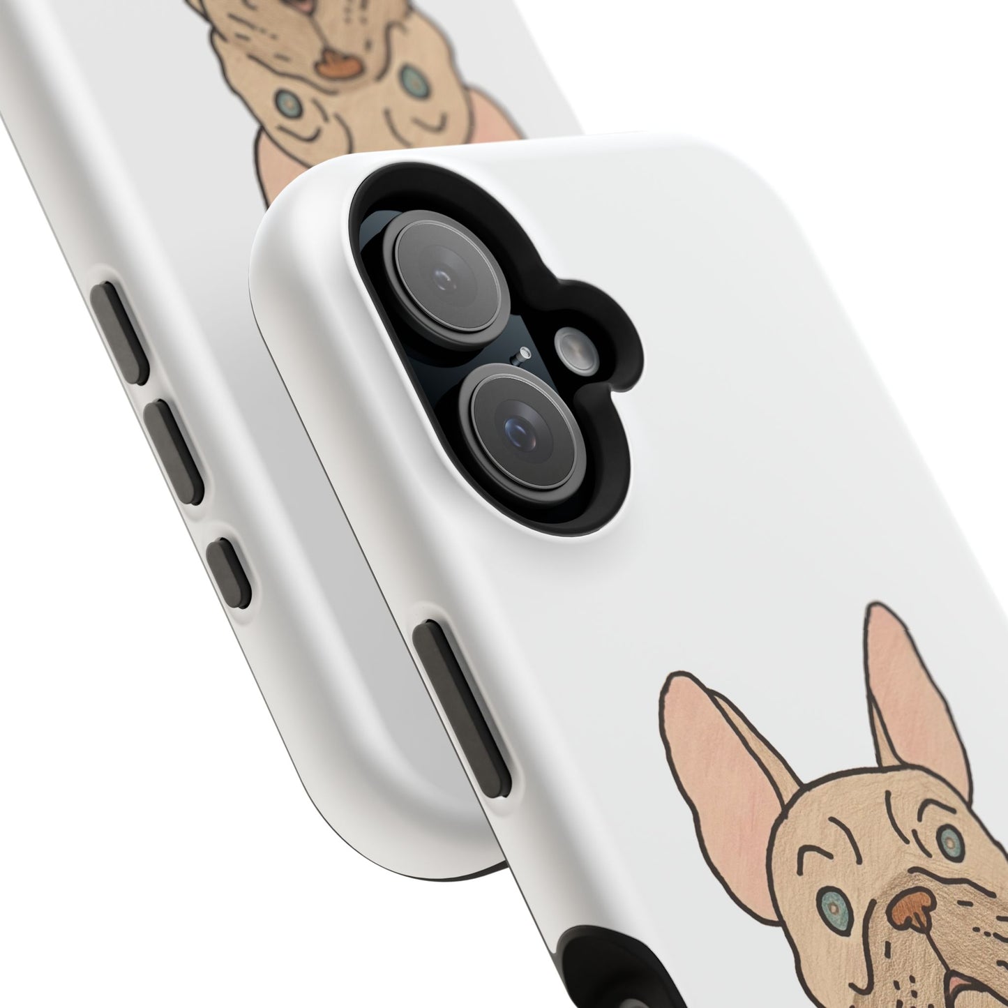 French Bulldog Magnetic Tough Case, Cute Pet Phone Cover, Dog Lover Gift, MagSafe Phone Protector, Unique Phone Accessory