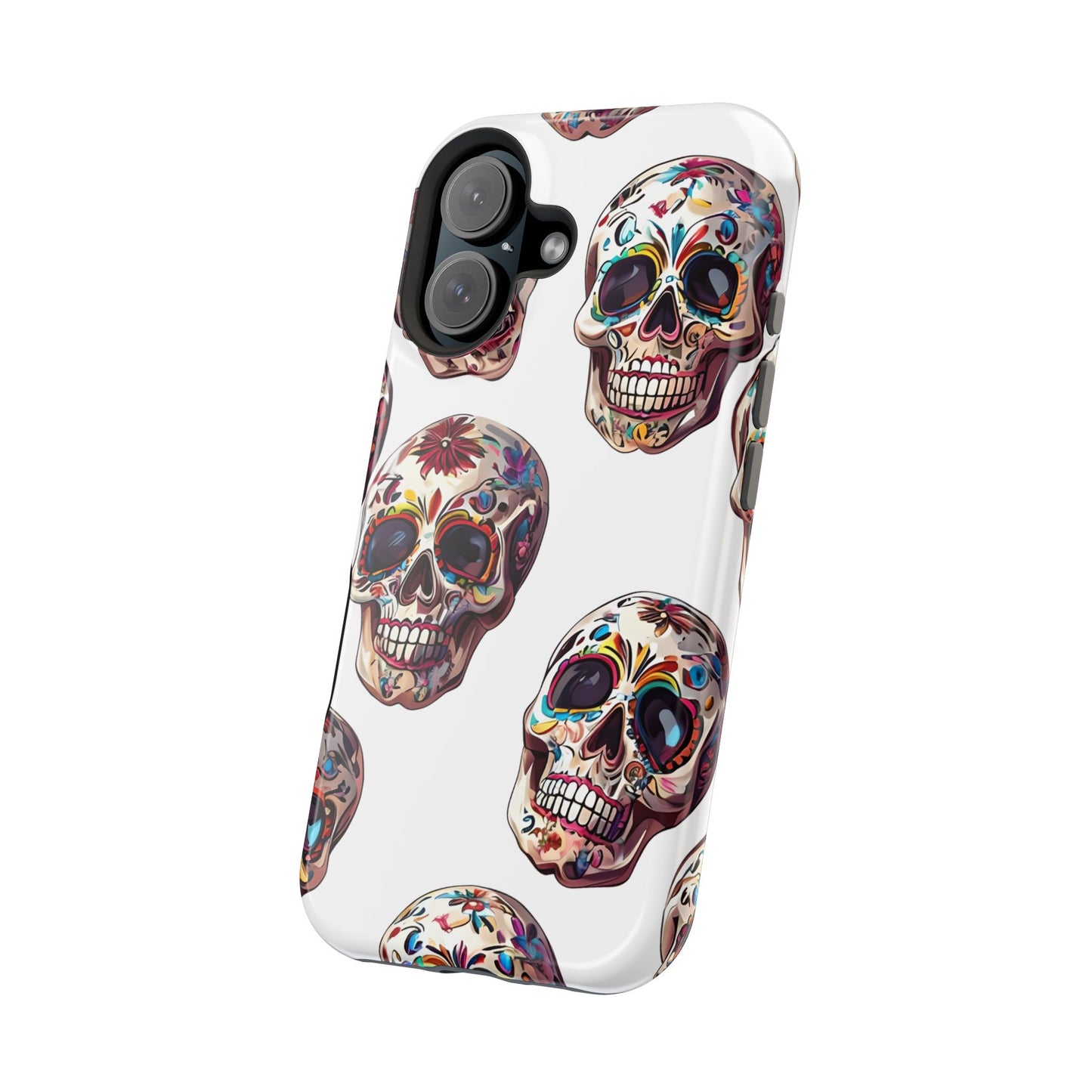 Sugar Skull Phone Case, Dia De Los Muertos, Day Of The Dead, Mexican Tradition, Sugar Skull Art, Wireless Charger