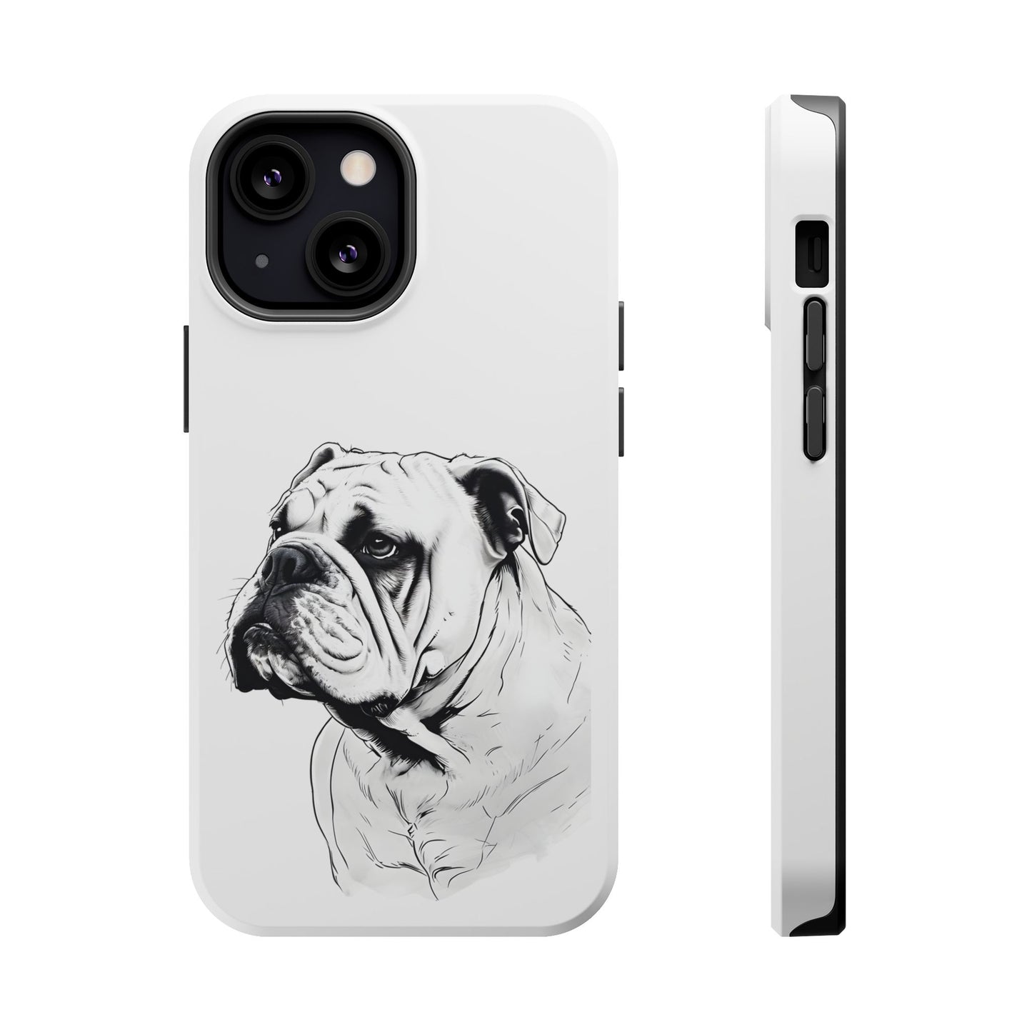 Bulldog Magnetic Tough Cases - Durable Phone Protection, Pet Lovers Gift, Animal Accessories, Unique Design, Personalized Tech