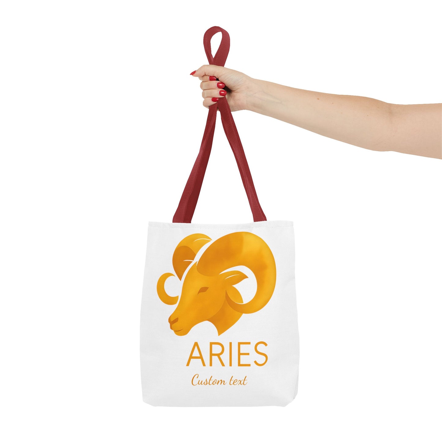 Aries Zodiac Personalized Tote Bag, Artistic Tote Bag, Astrology Bag, Unique Tote Bag, Aries Birthday Gift