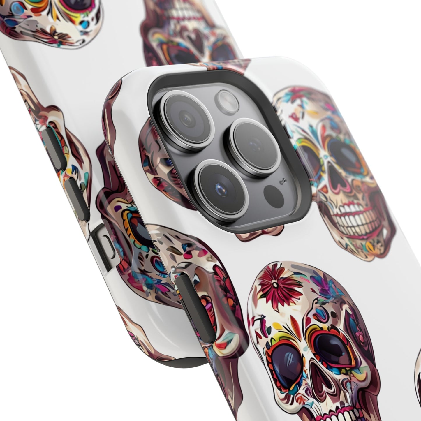 Sugar Skull Phone Case, Dia De Los Muertos, Day Of The Dead, Mexican Tradition, Sugar Skull Art, Wireless Charger