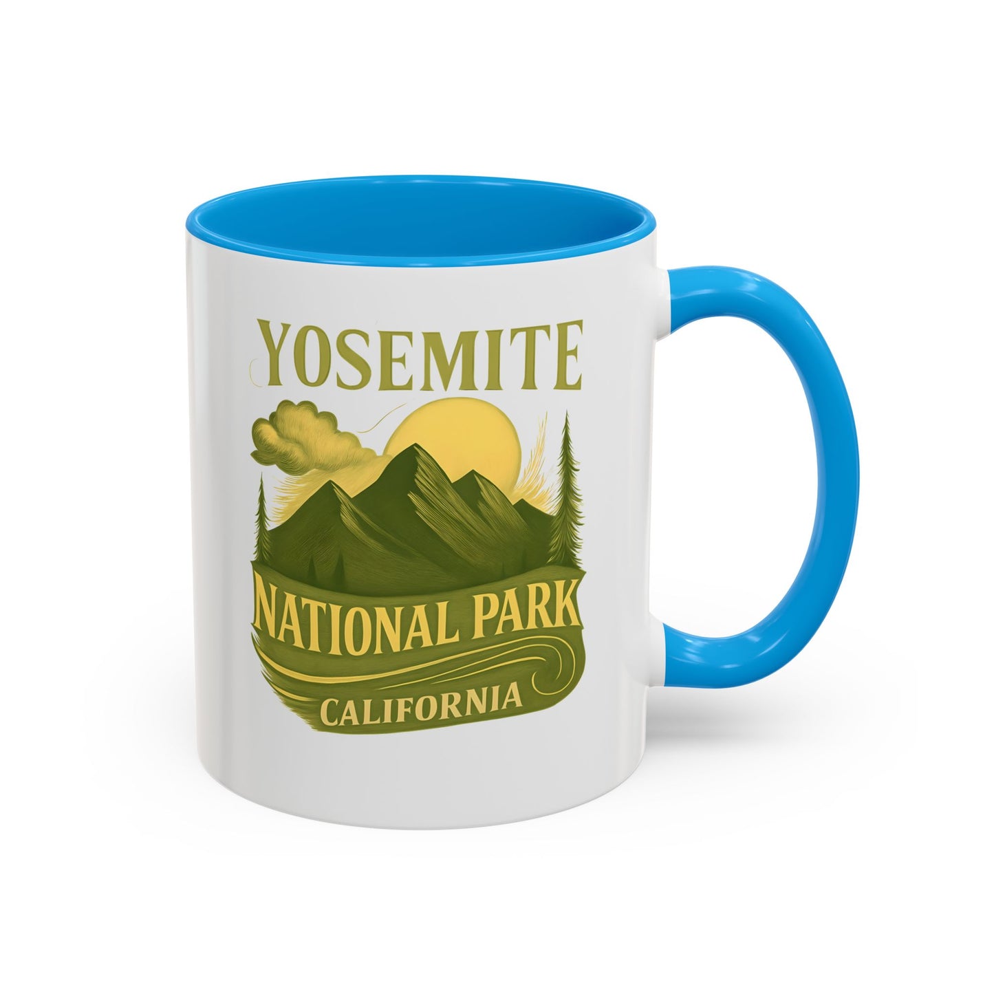 Yosemite National Park Accent Mug, Yosemite Gift, Yosemite Travel Gift, California Trip, Granola Girl Gift