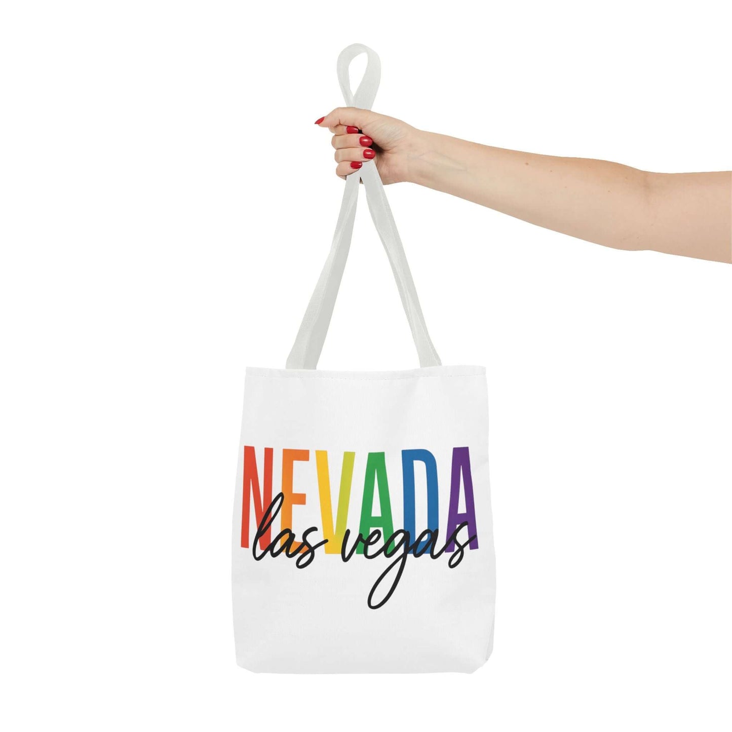 Pride Las Vegas Nevada Tote, Pride Month Tote, Bisexual Pride Bag, LGBT Tote, Transgender Gift, Lesbian Tote, Equal Rights Bag