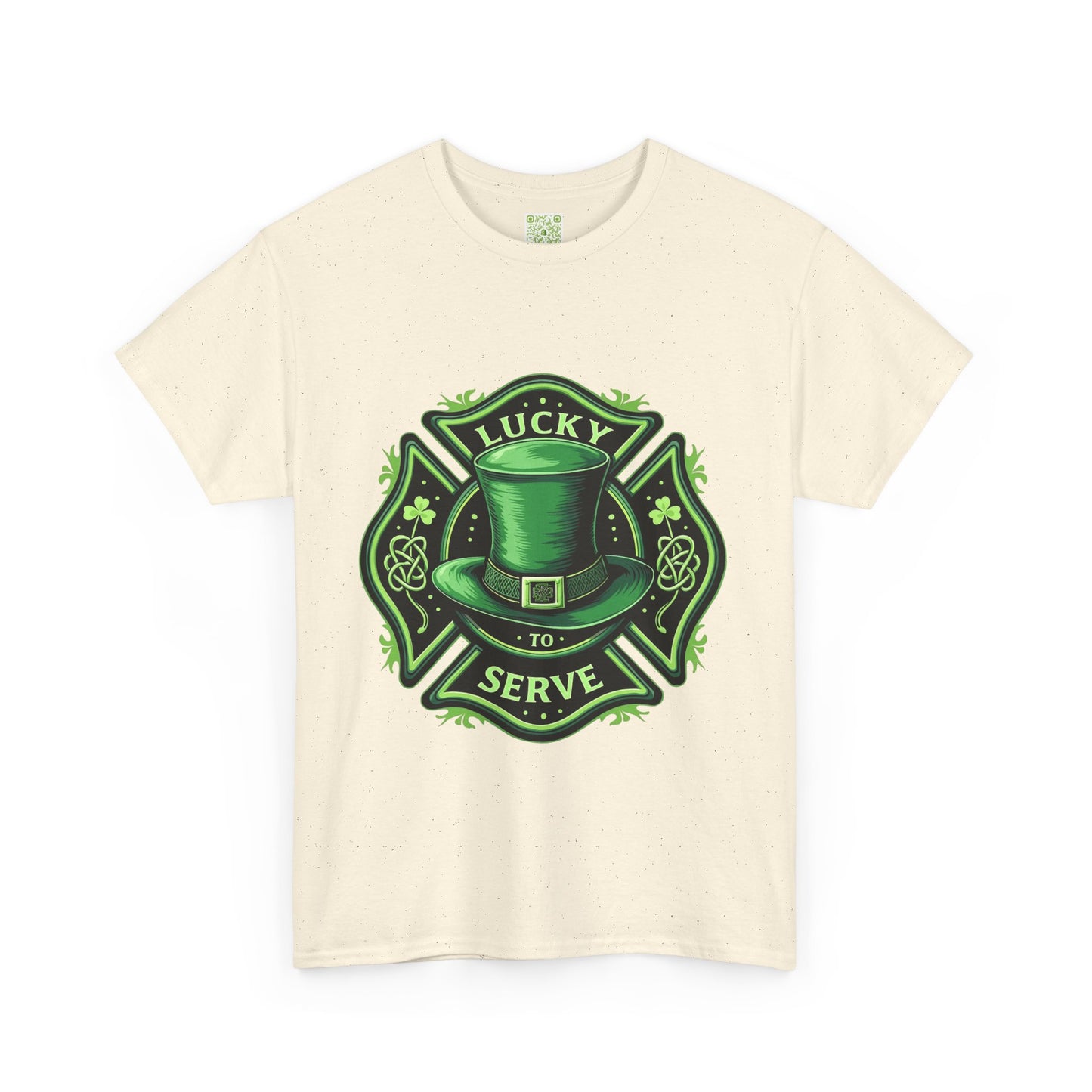 Firefighting Lucky to Serve Tee, Firefighter Gift, Shamrock Tee, St Patrick's Firefighter Day Tee, Fireman Shirt, Firemen Gift