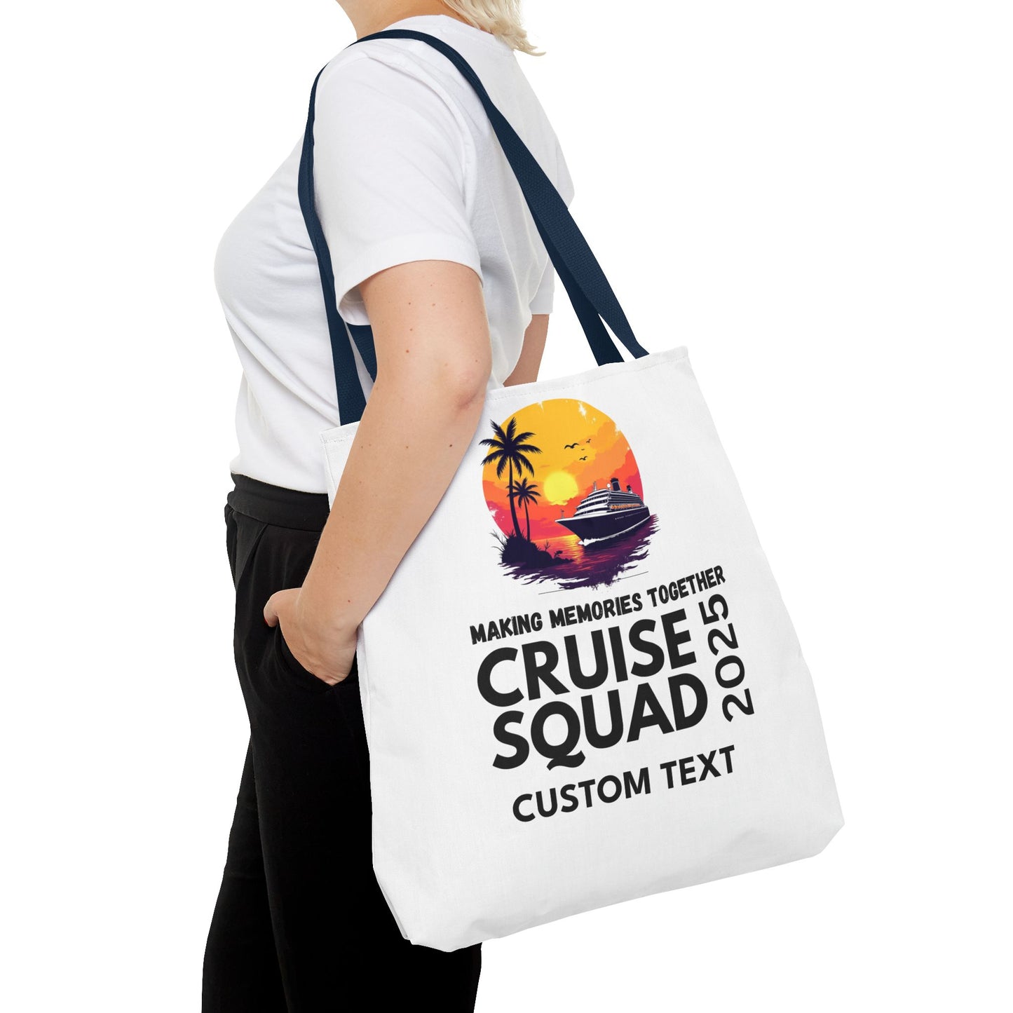 Personalized Cruise Squad Tote Bag, Family Cruise 2025, Matching Tote Bag, Vacation Tote, Family Vacation 2025, Cruise Bag