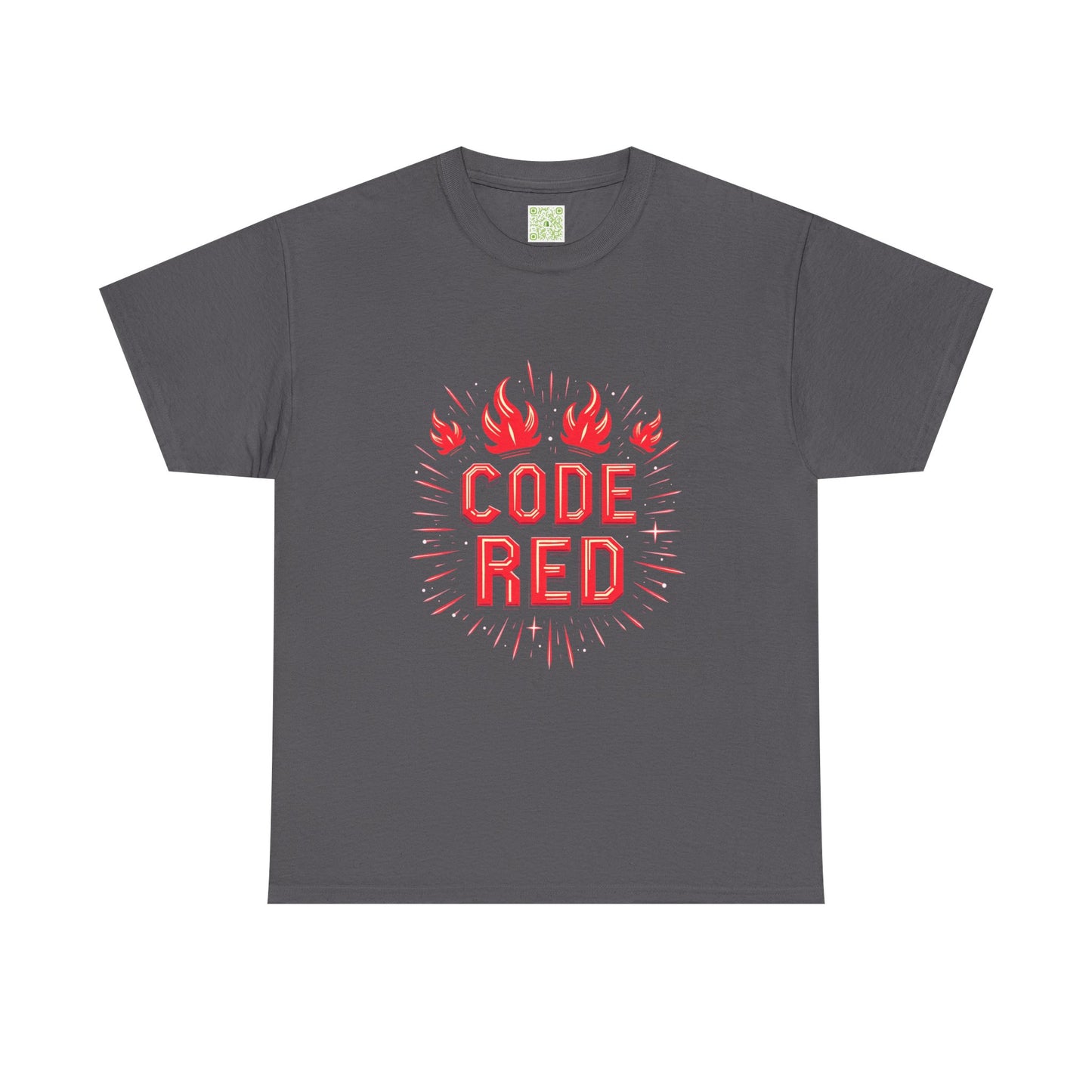 Firefighter Code Red Tee, Firefighting T-Shirt, Fireman Gift, Firefighter Gift, Thin Red Line, Bravery Inspired Shirt, Firefighting Tee