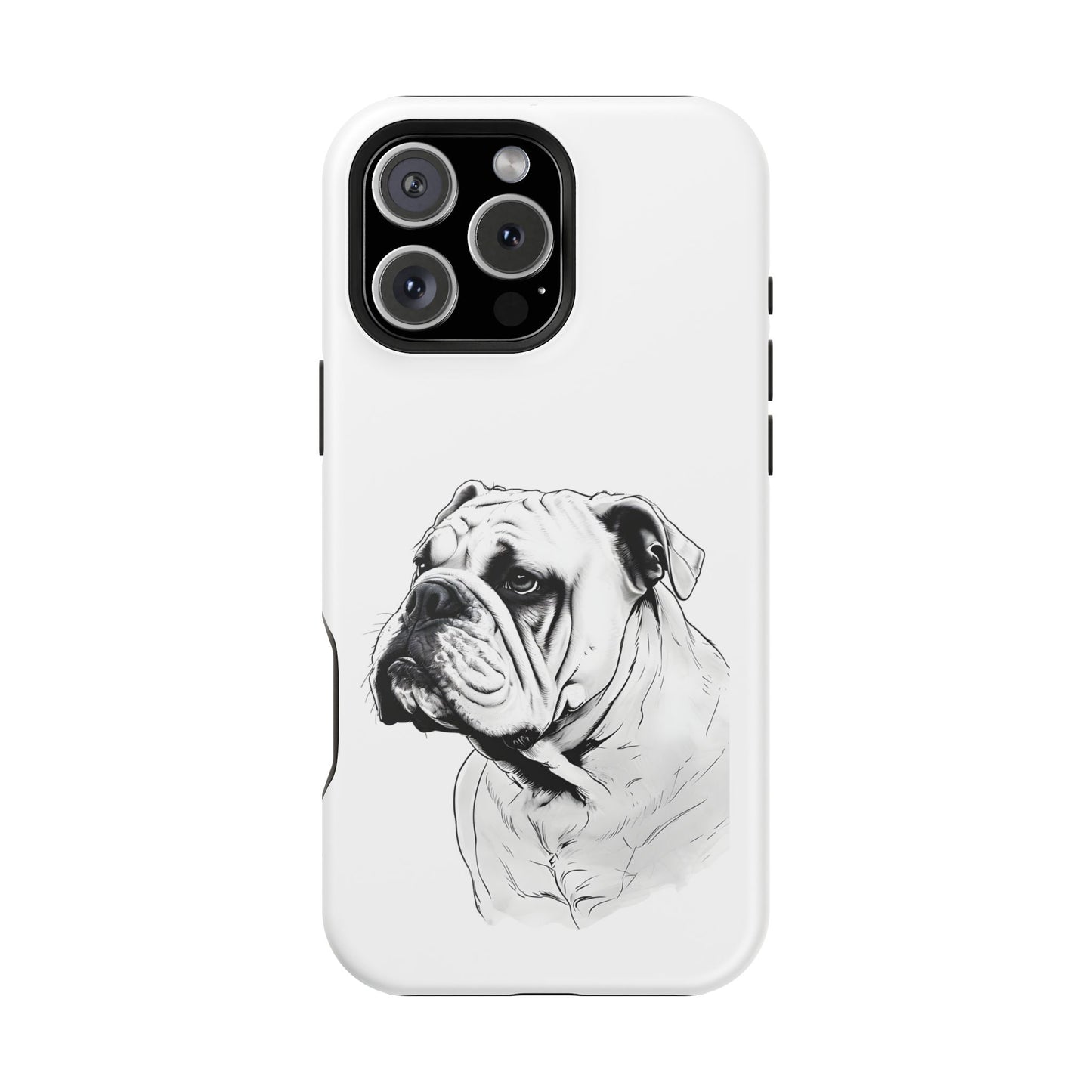 Bulldog Magnetic Tough Cases - Durable Phone Protection, Pet Lovers Gift, Animal Accessories, Unique Design, Personalized Tech