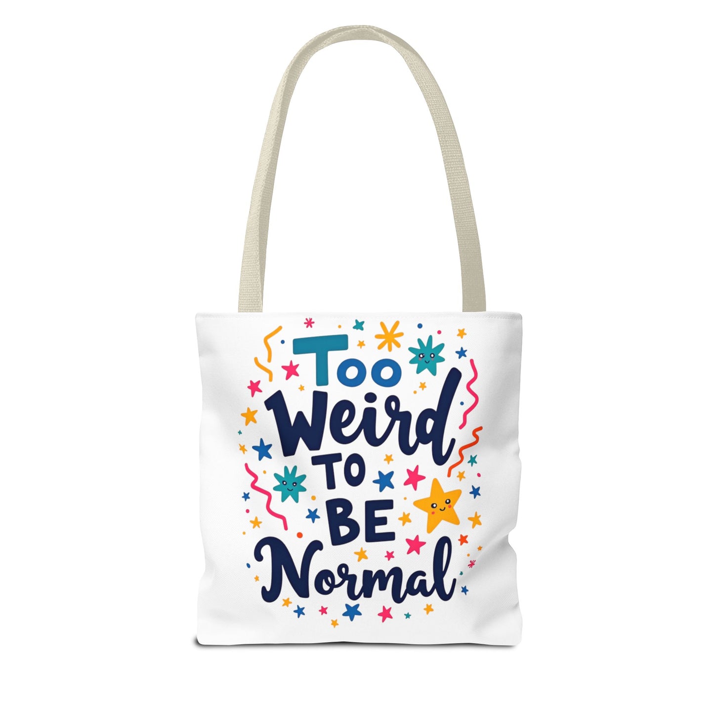 Enneagram Type 4 Tote Bag, To Weird to Be Normal, Personality Test, Enneagram Four, Self Growth Accessories