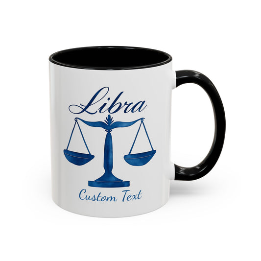 Personalized Libra Balance Coffee Mug, Zodiac Mug, Astrology Mug, Custom Zodiac Gift, Libra Birthday Gift, Libra Sign