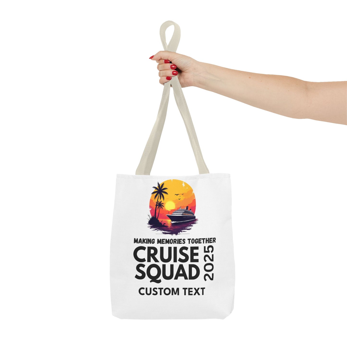 Personalized Cruise Squad Tote Bag, Family Cruise 2025, Matching Tote Bag, Vacation Tote, Family Vacation 2025, Cruise Bag
