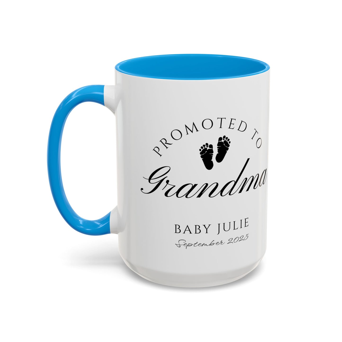 Promoted to Grandma Mug, Pregnancy Announcement Coffee Cup, Baby Reveal Gift, New Grandparent Mug, Grandma to Be Gift, Custom Baby Announcement