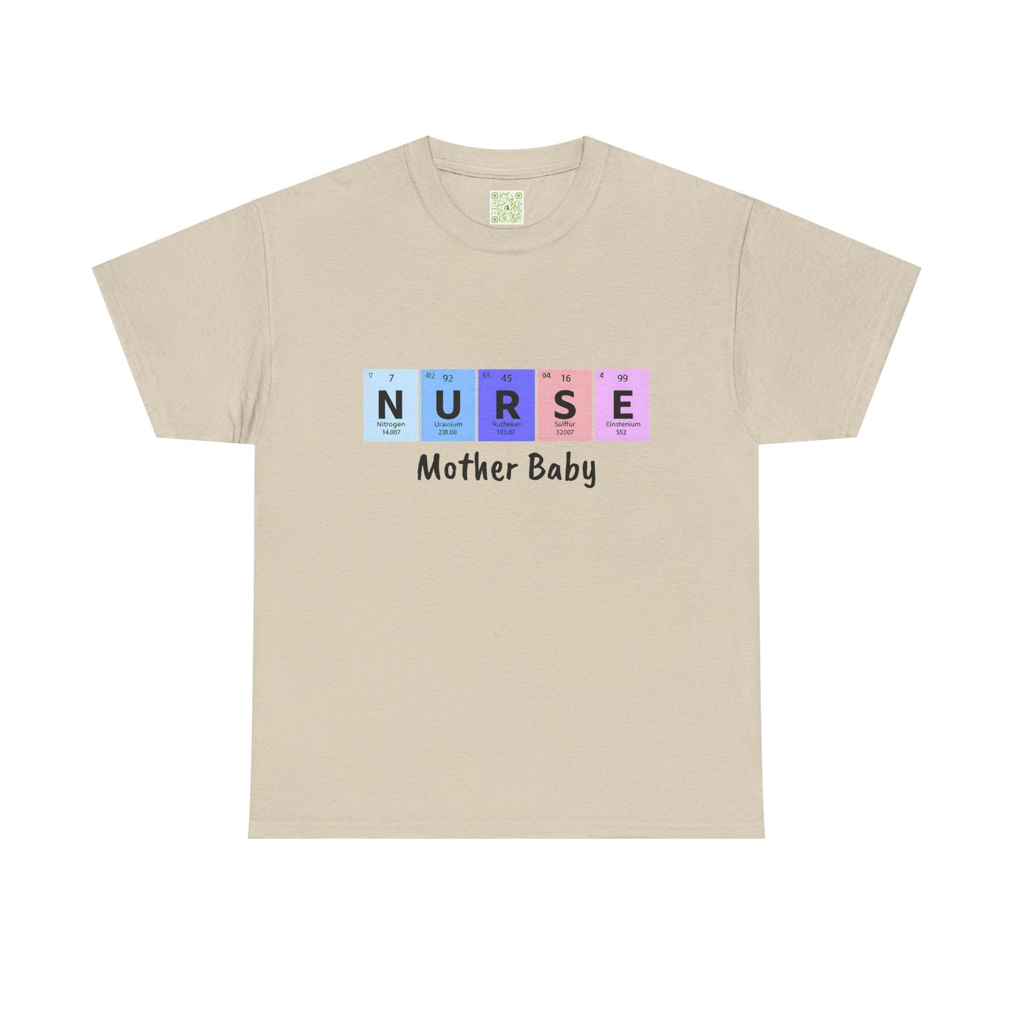 Postpartum Nurse Periodic Table Elements Tee,  Mother Baby Nurse Shirt, Nurse Practitioner, Unisex Tee Gift