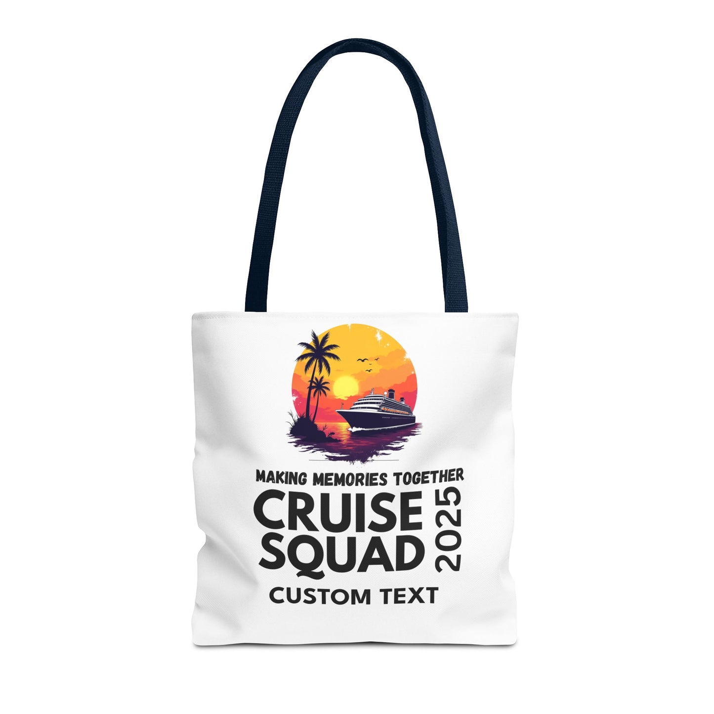 Personalized Cruise Squad Tote Bag, Family Cruise 2025, Matching Tote Bag, Vacation Tote, Family Vacation 2025, Cruise Bag